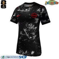Maglie da calcio Canada Seconda Maglia Femminile Mondiali 2026  Manica Corta